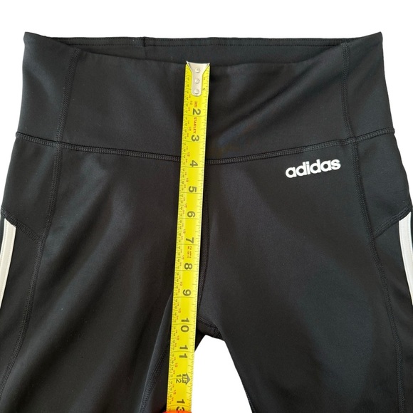 Adidas Train Essentials 3-Stripes 7/8 Tight Black White Climalite Legging‎ - Picture 12 of 12